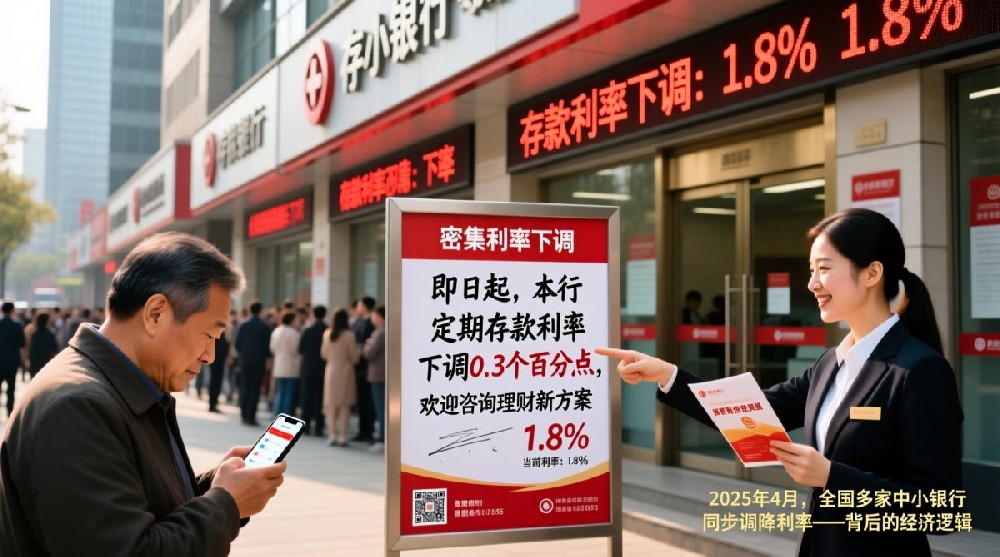 密集降息!多家中小银行下调存款利率,背后的逻辑是什么?