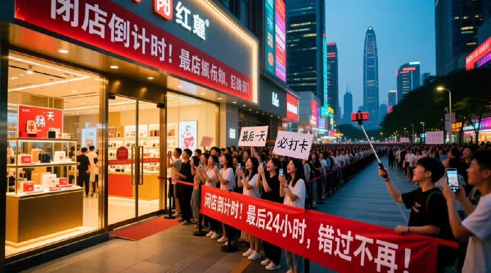 深圳这家店火了!闭店通知发出后,突然涌进来好多人