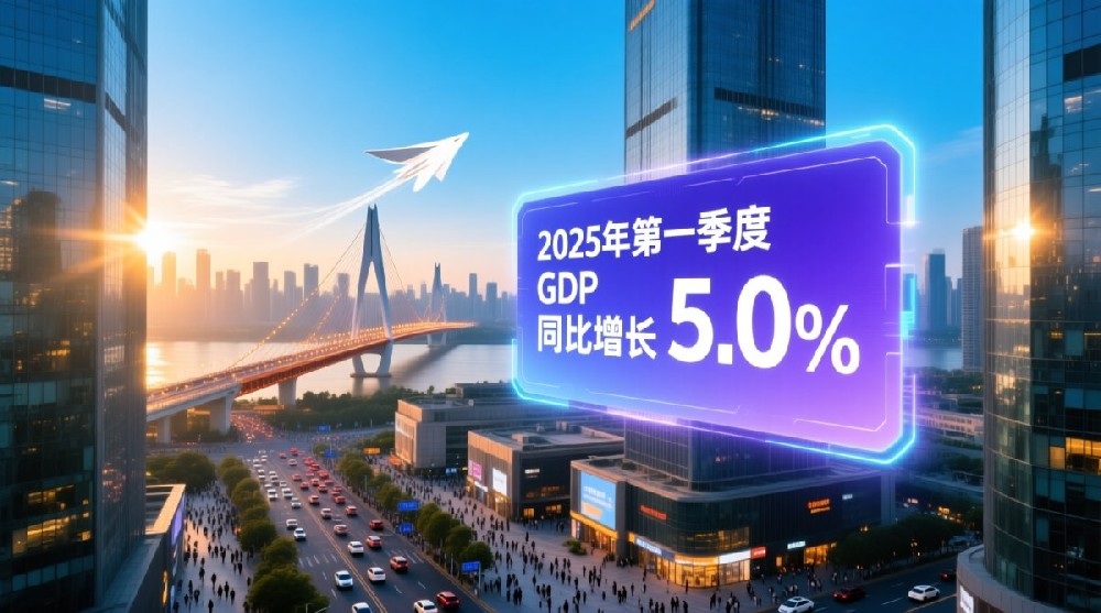 一季度 GDP 同比增 5.0%,超预期开门红